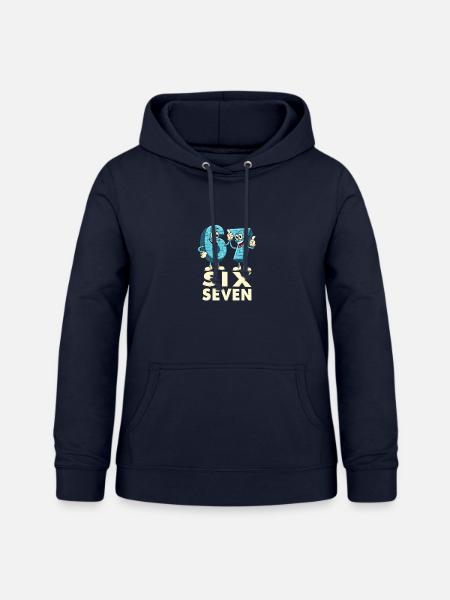 US Flag 67 Memes Six Seven - Frauen Hoodie - Navy