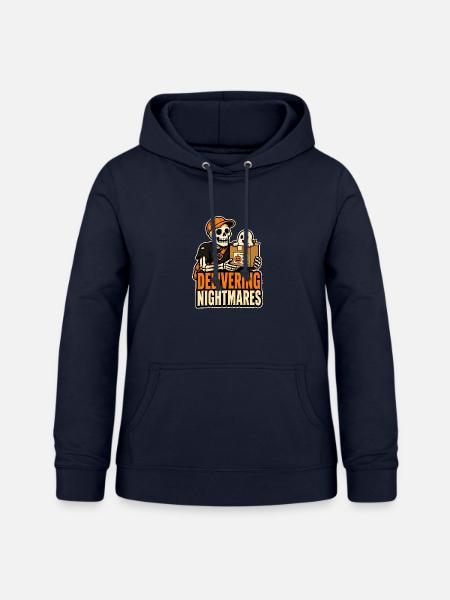 Albträume liefern - Frauen Hoodie - Navy