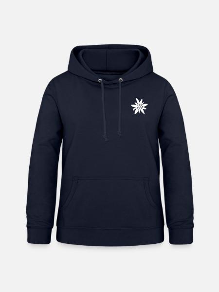 Edelweiss - Frauen Hoodie - Navy