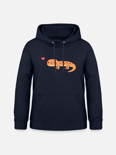 Süßer Molch - Frauen Hoodie - Navy