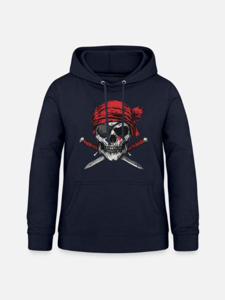 Pirat - Frauen Hoodie - Navy