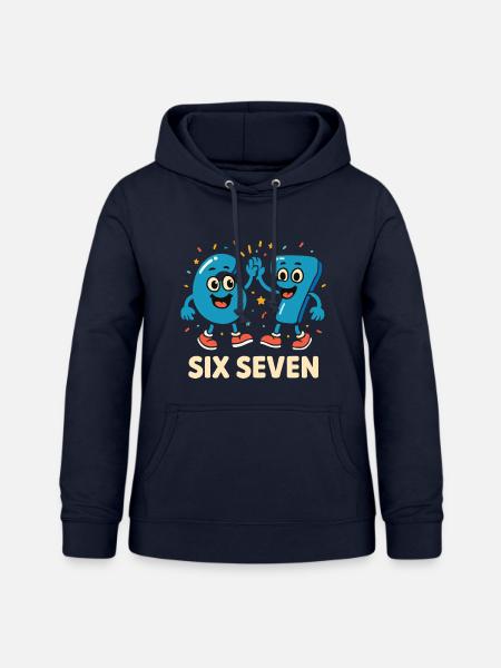 67 Six Seven 6-7 - Frauen Hoodie - Navy
