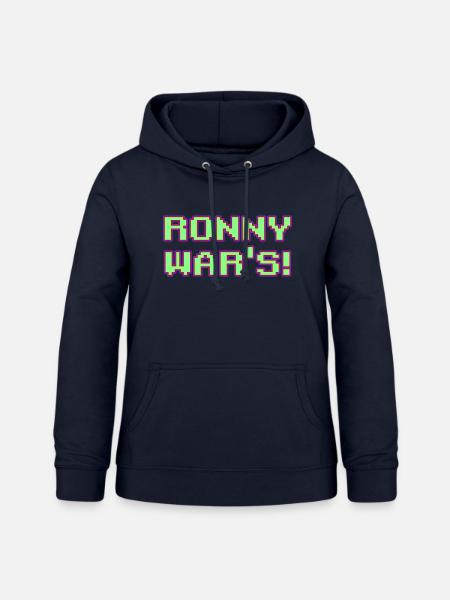 Ronny war s - Frauen Hoodie - Navy