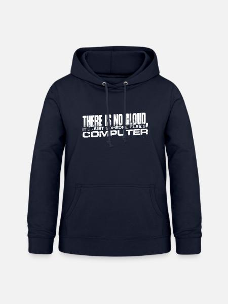 There Is No Cloud 12 - Frauen Hoodie - Navy