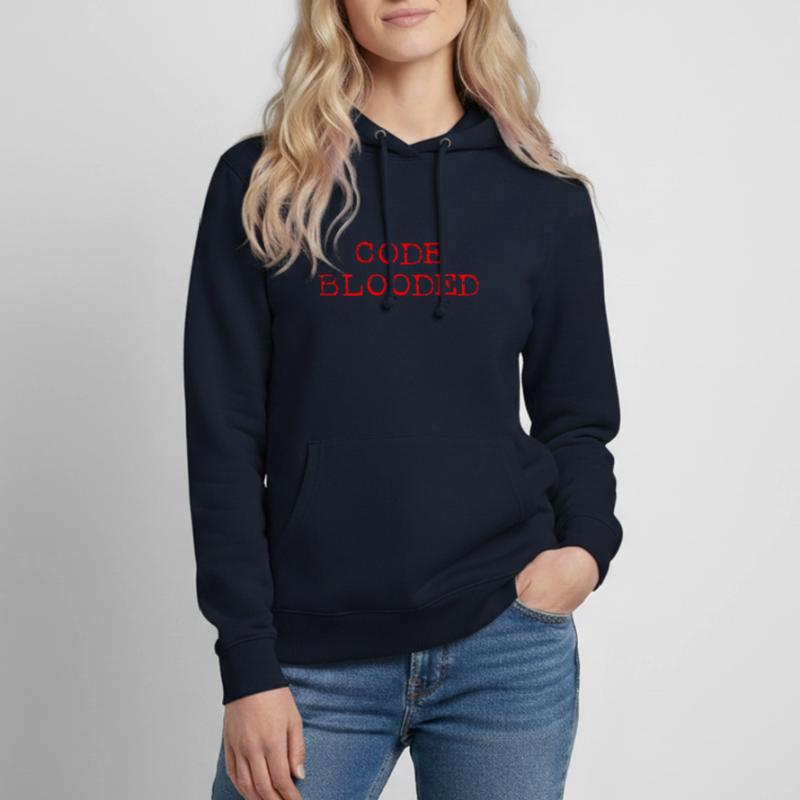 Code Blooded Cooler Programmierer-Codierer Code-Blooded Frauen Hoodie