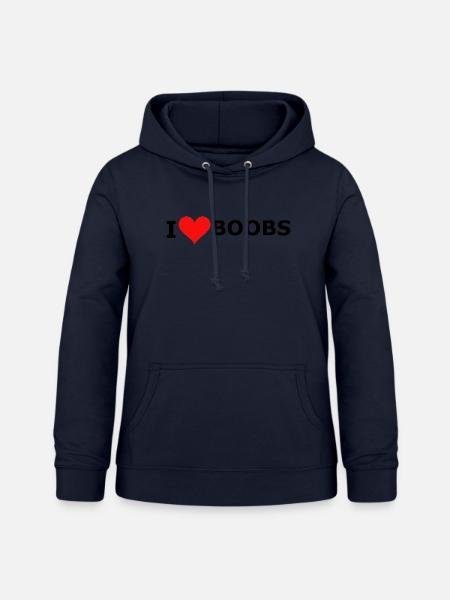 Boobs - Frauen Hoodie - Navy