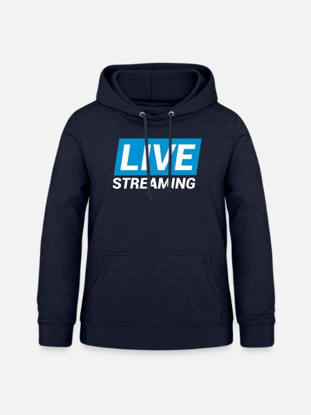 Live-Streaming - Frauen Hoodie - Navy