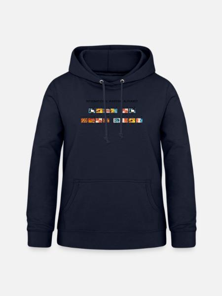 HOL DEINE SCHEISSE AB - Frauen Hoodie - Navy