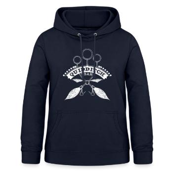 Harry Potter Quidditch Team - Frauen Hoodie - Navy - Vorne - AI Model Female 172 light (172cm)