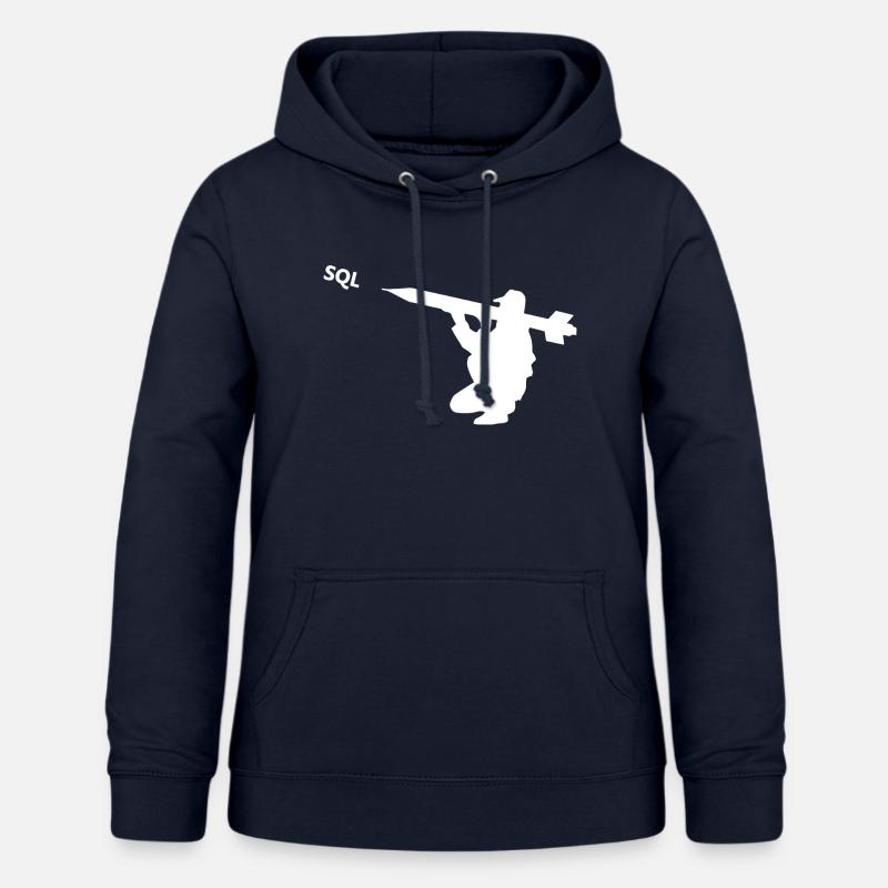 Launches SQL query - Women's Hoodie - navy
