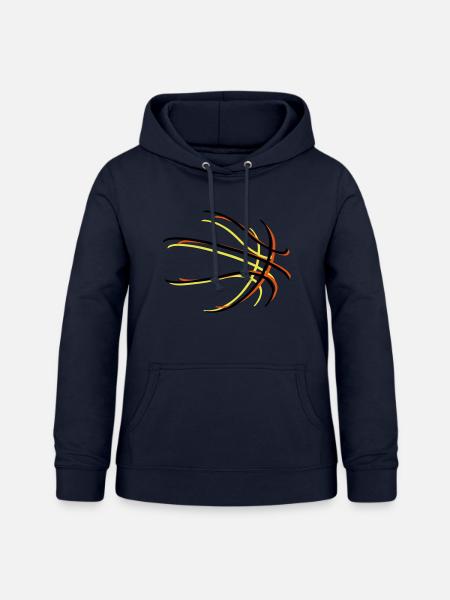 basketball - Frauen Hoodie - Navy