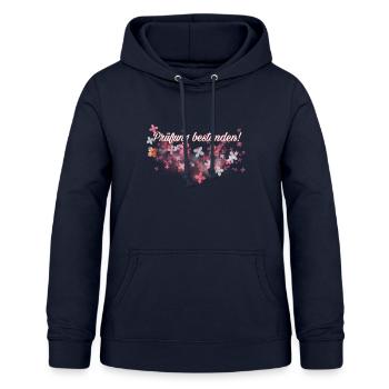 Prüfung bestanden! - Frauen Hoodie - Navy - Vorne - AI Model Female 172 light (172cm)