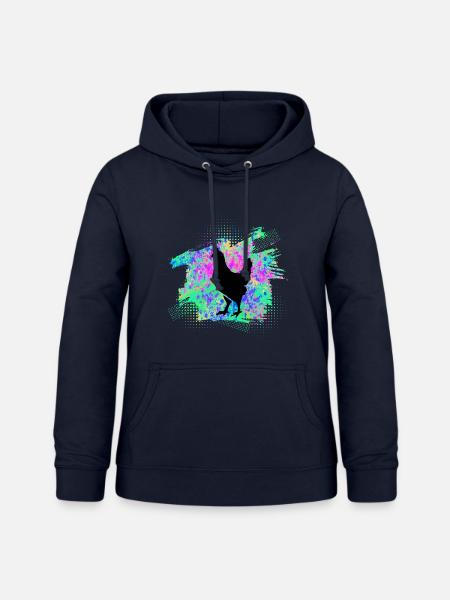 Huhn Hühner - Frauen Hoodie - Navy