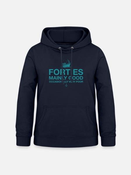 Vierziger Jahre - Frauen Hoodie - Navy
