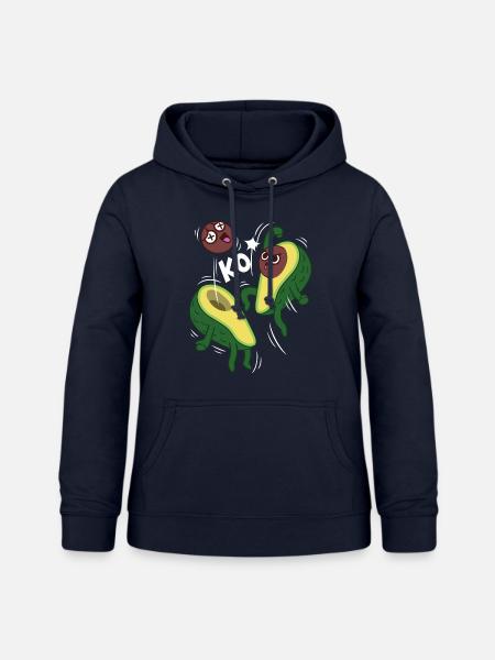Avocado gegen Avocado - Frauen Hoodie - Navy