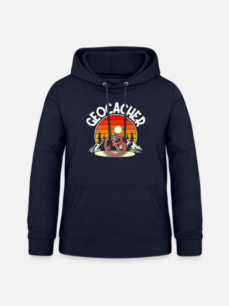 Geocacher Geocache Geocaching - Frauen Hoodie - Navy