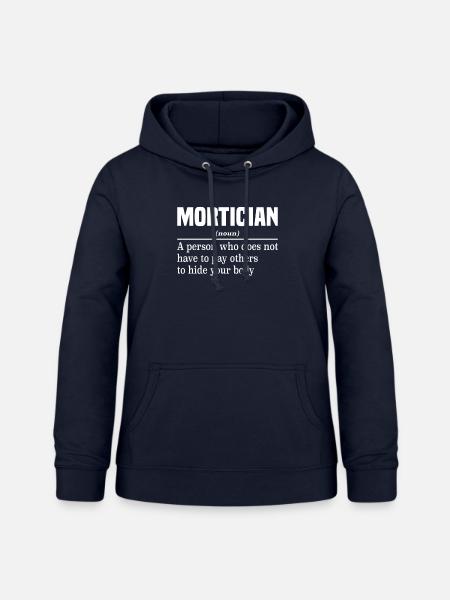 Bestatter Beerdigung - Frauen Hoodie - Navy