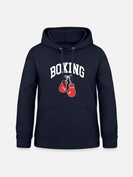 Boxen - Frauen Hoodie - Navy