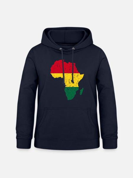 Afrika - Frauen Hoodie - Navy