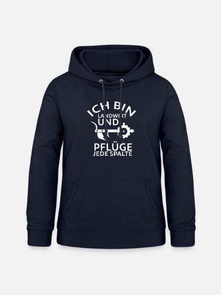 Ich bin Landwirt - Frauen Hoodie - Navy