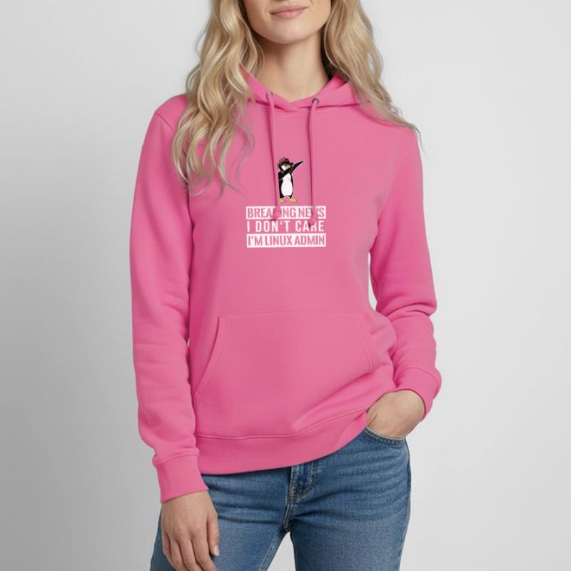 IT nerd Linux Linux penguin geek software engineer Women's Hoodie