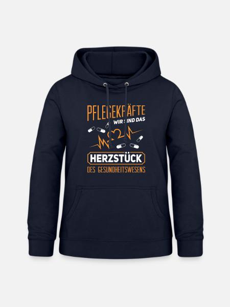 Altenpfleger Pflegedienst Pflegehelfer - Frauen Hoodie - Navy