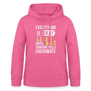 Schach - Frauen Hoodie - Pink - Vorne - AI Model Female 172 light (172cm)