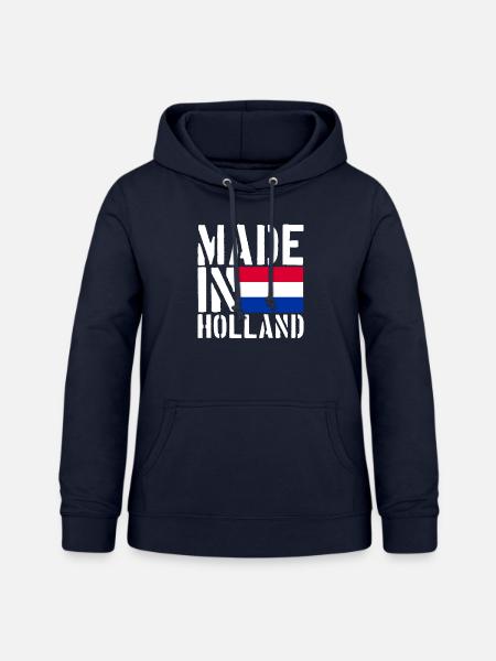 Holland Holländer Lustiger Spruch - Frauen Hoodie - Navy