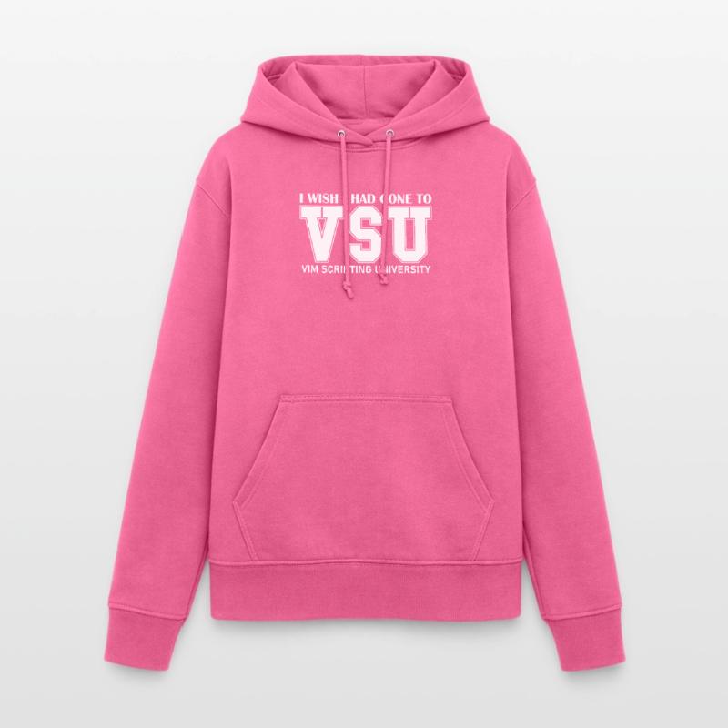 VIM Scripting University Schol of Linux Hacking Frauen Hoodie