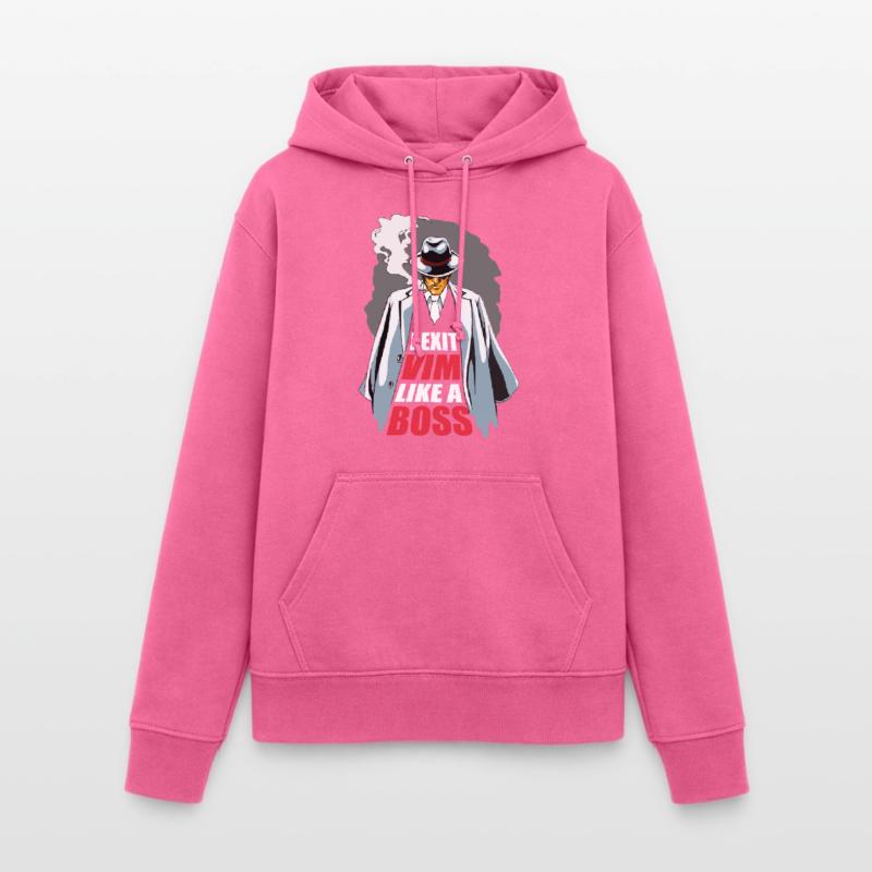 I Exit VIM Like a Boss for Linux Coder and Hacker Frauen Hoodie