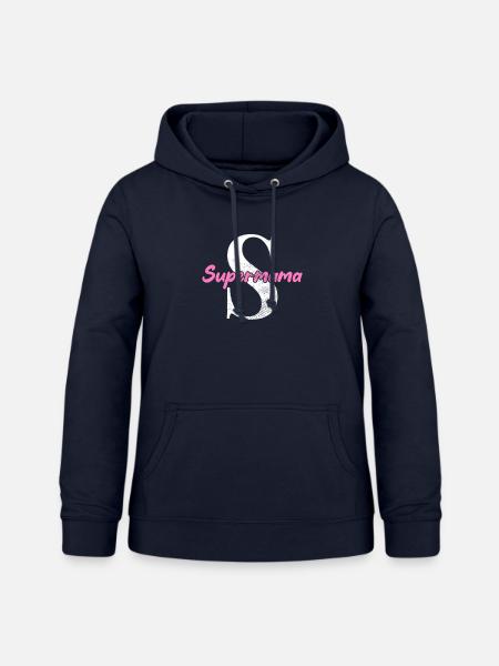 Supermama - Frauen Hoodie - Navy