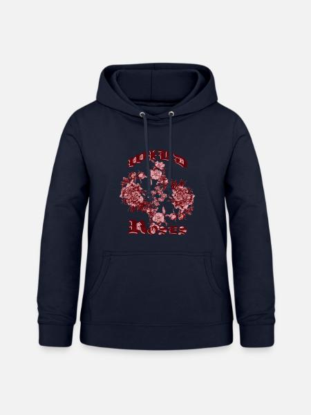 WILDE ROSEN - Frauen Hoodie - Navy