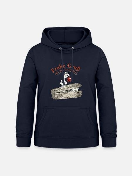 Gruß aus der Unterwelt - Frauen Hoodie - Navy