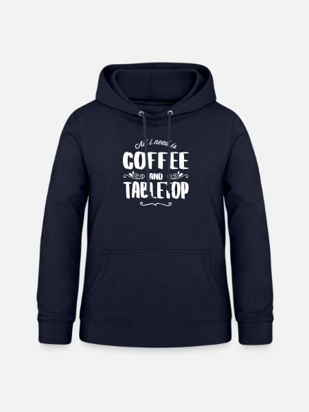 Tabletop & Coffee - Frauen Hoodie - Navy