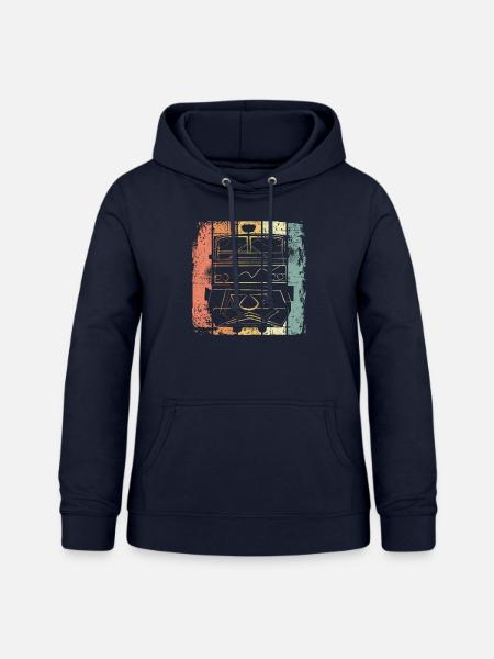 Eisenbahn - Frauen Hoodie - Navy