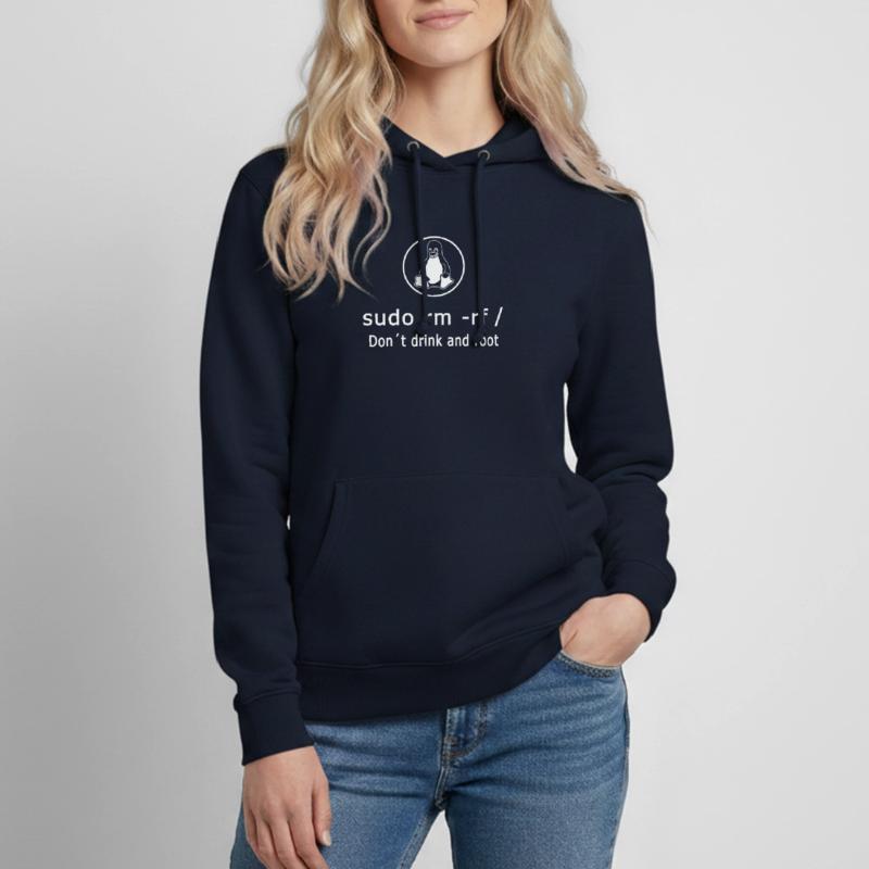 Linux Admin Programmierer sudo rm rf / Frauen Hoodie