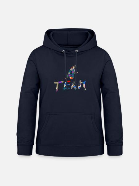 A Team - Frauen Hoodie - Navy