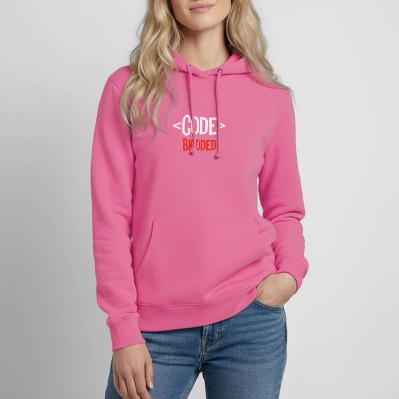 Chemise de développeur - Code Blooded - Coding Coder Sweat à capuche Femme