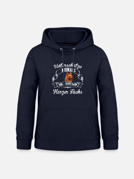 Harzer Fuchs - Frauen Hoodie - Navy
