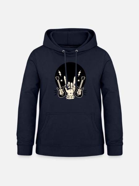 Rock 'n' Roll - Frauen Hoodie - Navy
