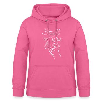 Staffordshire Terrier Frauchen - Frauen Hoodie - Pink - Vorne - AI Model Female 172 light (172cm)