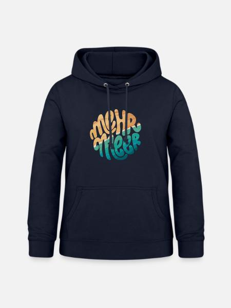 mehr meer - Frauen Hoodie - Navy
