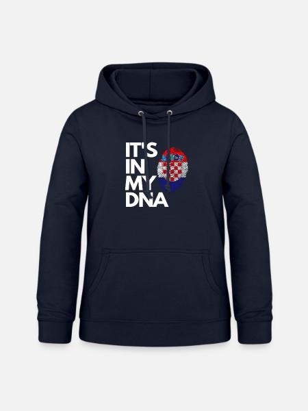 Croatia - Frauen Hoodie - Navy