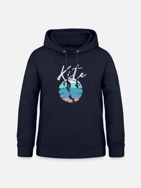 kite kitesurfer kiteboarding kiten kitesurfen - Frauen Hoodie - Navy