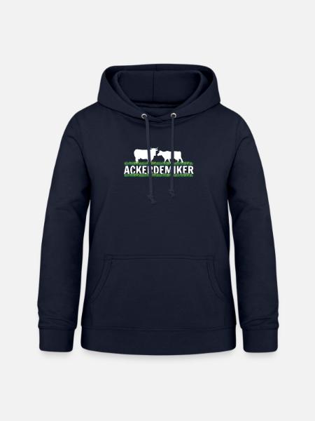 Traktor Bauer Landwirt Trecker Jungs Ackerdemiker - Frauen Hoodie - Navy