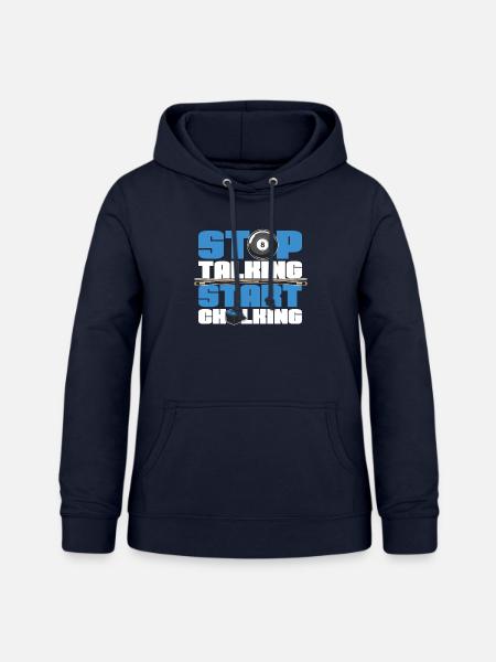 Billard 8-Ball - Frauen Hoodie - Navy