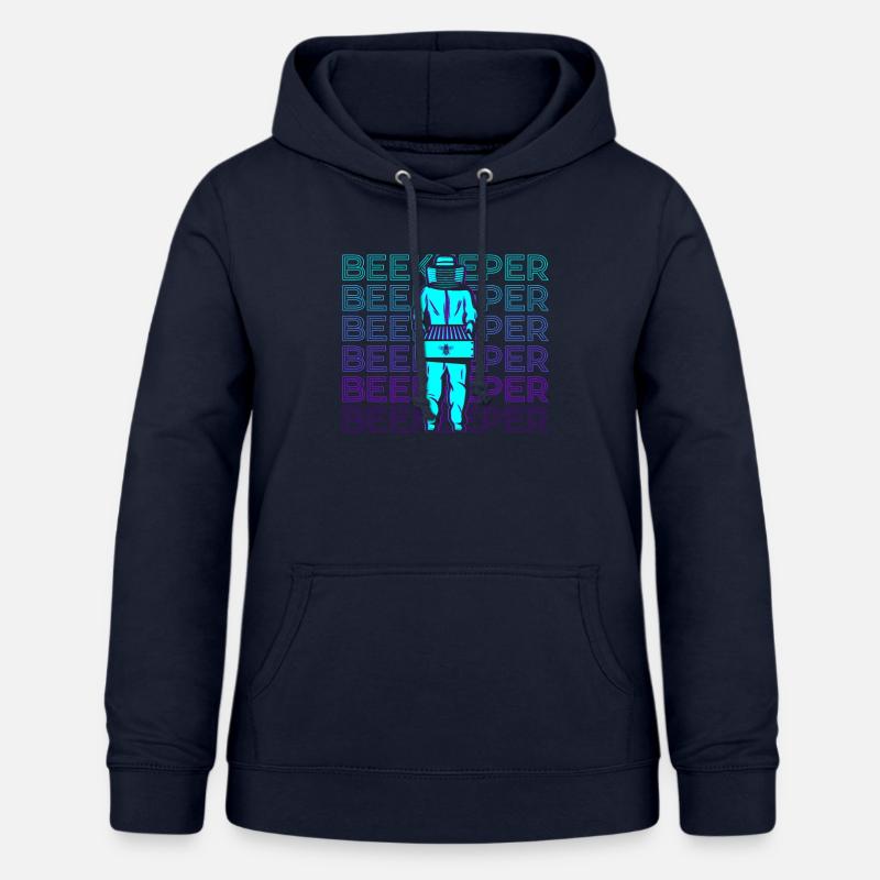Beekeeper Beekeeping Retro Gift - Women's Hoodie - navy