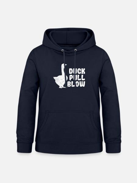 Lustige Entenjagd Entenjäger - Frauen Hoodie - Navy