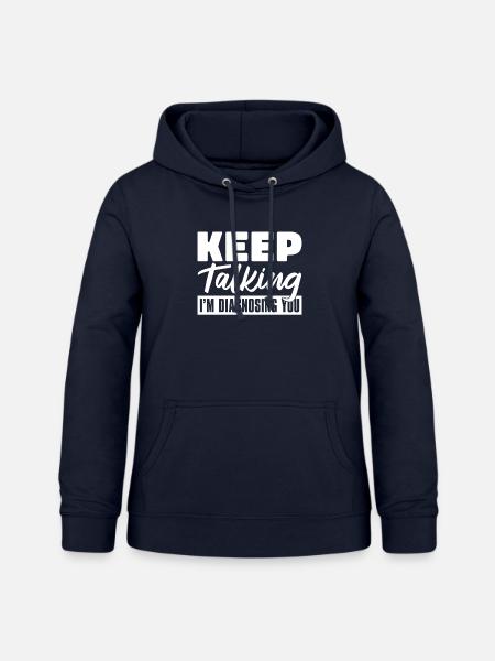 Krankenschwester Komisch - Frauen Hoodie - Navy