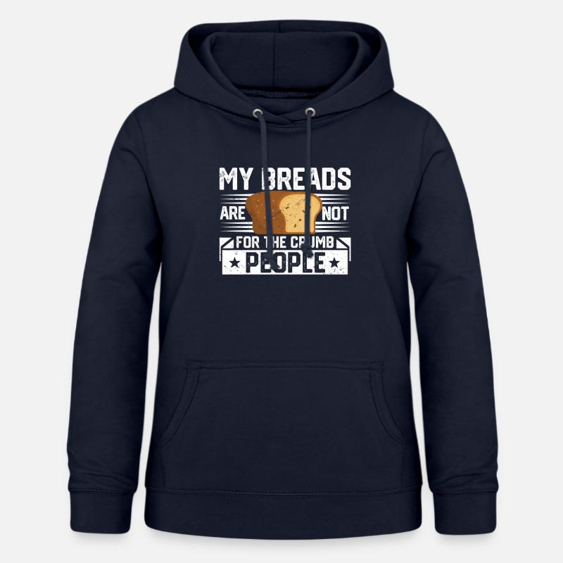 Funny bread baker - Women's Hoodie - navy